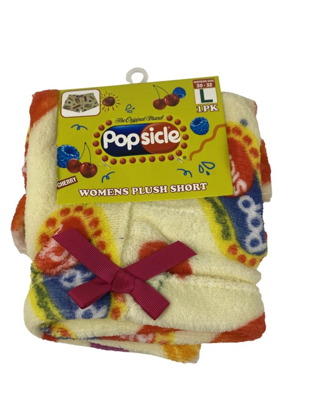 NIP Unilever Popsicle Brand Women's Novelty Graphic Lounge Shorts Size L (30-32)